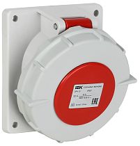 Розетка встраиваемая ССИ-4242 32А-6ч/380В 3P+PE IP67 IEK