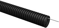 ELASTA Труба гофрированная ПВХ d=32мм с зондом черная (25м)  IEK