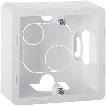 INSPIRIA Коробка для накладного монтажа 1-местная белый