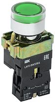 Кнопка управления LAY5-BW3361 с подсветкой зеленый 1з  IEK