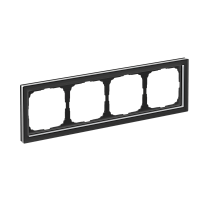 ARTGALLERY PURE 4-постовая РАМКА, МАТОВОЕ ОРГАНИЧЕСКОЕ СТЕКЛО ЧЕРНЫЙ