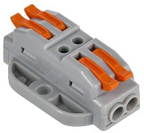 Строительно-монтажная клемма СМК 222-4122P проходная с площадкой (50шт/упак)  IEK Строительно-монтажная клемма СМК 222-4122P проходная с площадкой (50шт/упак)  IEK