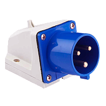 Вилка стационарная 523 2Р+РЕ 32А 220В IP44 EKF PROxima