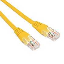 Патч-корд U/UTP, CAT 5e, RJ45-RJ45, 26AWG, LSZH, желтый, 5м  REXANT