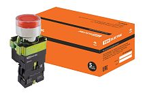 Кнопка BW3461 с подсветкой красный 1з  TDM