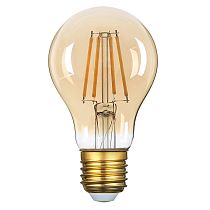Филаментная светодиодная лампа General GLDEN-A60S-10-230-E27-6500 Золотая