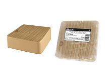 Коробка распаячная КР 75х75х28 ОП сосна IP40, инд. штрихкод  TDM