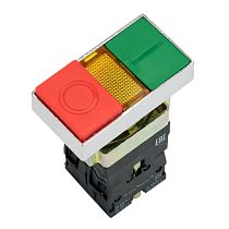 Кнопка LAY5-BW8465 "I-O" прямоугольная 230В NO+NC EKF PROxima Кнопка LAY5-BW8465 "I-O" прямоугольная 230В NO+NC EKF PROxima