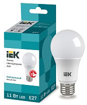 Лампа светодиодная A60 груша 11Вт 230В 4000К E27  IEK