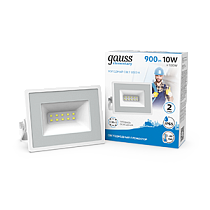 Прожектор светодиодный Gauss Elementary 10Вт 850lm 6500K 200-240V IP65 белый