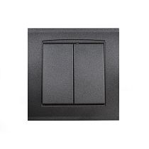 "Бриллиант" Выкл. 2 кл. Графит Universal