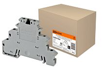 Зажим наборный трехуровневый ЗНТ 2,5-3PV серый TDM Зажим наборный трехуровневый ЗНТ 2,5-3PV серый TDM