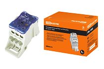 Распределительный блок на DIN-рейку РБ-160 1П 160А (1х70+1x16/6x16)  TDM