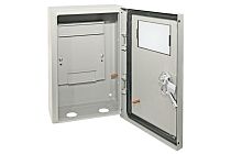 Щит учета ЩУ-1ф/(4мод) 300х200х124 IP54 Народный TDM