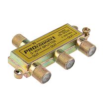 Делитель ТВ х 3 под F разъём 5-900МГц PROconnect