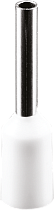 Наконечник Navigator NET-E7508-B10 Е-гильзы НШВИ белый (уп.10шт)