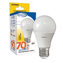 Лампа светодиодная IONICH общего назначения ILED-SMD2835-A55-7Вт-630Лм-230В-2700К-E27 Лампа светодиодная IONICH общего назначения ILED-SMD2835-A55-7Вт-630Лм-230В-2700К-E27
