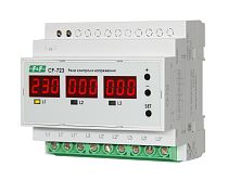 Реле контроля напряжения трехфазное многофункциональное CP-723 Евроавтоматика F&F Реле контроля напряжения трехфазное многофункциональное CP-723 Евроавтоматика F&F
