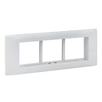 Рамка+суппорт 6 модулей (3 поста) для парапетного кабельного канала EKF C-Line