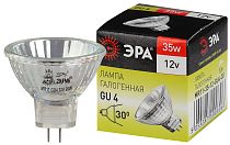 Лампы галогенные ЭРА GU4-MR11-35W-12V-30CL галоген, софит, 35Вт, нейтральный, GU4