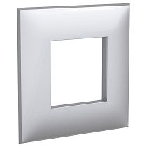 Рамка "Avanti", "Закаленная сталь", 1 пост (2 мод.) DKC