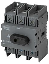 Выключатель-разъединитель ЭРА PRO ВНК-32-31130  mvr20-3-063E 3П 63А с установленной фронтальной рукояткой управления