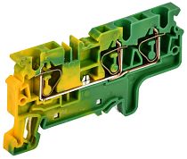 ARMAFIX Клемма пружинная CX4-3 PE 4мм2 трехконтактная заземляющая IEK