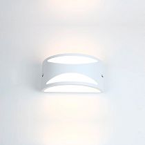 Фасадный светильник General GWL-GX53-M-IP65 Белый Двойной передний рассеиватель Глоусфера