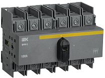 Выключатель-разъединитель модульный трехполюсный 100А ВРМ-3  IEK