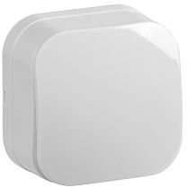 Выключатель одноклавишный для открытой установки ВС20-1-0-ХБ 10А GLORY белый  IEK