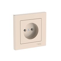 AtlasDesign Бежевый Розетка без заземления, 16А, в сборе, быстрозажим. клемм