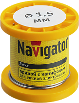 Припой Navigator 93 077 NEM-Pos02-61K-1.5-K50 (ПОС-61, катушка, 1.5 мм, 50 гр) Припой Navigator 93 077 NEM-Pos02-61K-1.5-K50 (ПОС-61, катушка, 1.5 мм, 50 гр)