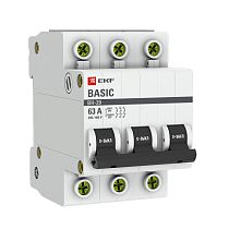 Выключатель нагрузки 3P 63А ВН-29 EKF Basic Выключатель нагрузки 3P 63А ВН-29 EKF Basic