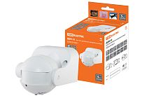 Датчики движения микроволновые ДДМ-02С 5,8ГГц 1200Вт, 10-720с, 5-15м, 3+лк, 180гр, IP44,  TDM