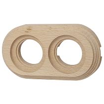 Рамка 2 постовая (Натурэль,на бревно,220мм) Bironi