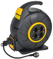 TWIST Катушка 4 места УК20 2P+PE/20м 3х1,5мм2 автосмотка  IEK