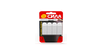 Застежки СИЛА SHS-P15M-W4 М средние 4 пары нагрузка на пару 1,5 кг (1,9х7см)