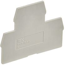 Заглушка для колодки клеммной CTS-ML двухуровневая 4мм2 серая  IEK Заглушка для колодки клеммной CTS-ML двухуровневая 4мм2 серая  IEK