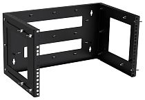 ITK Рама настенная регулируемая 300-500мм 6U черная