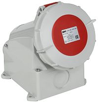Розетка стационарная ССИ-1252 32А-6ч 380В 3P+PE+N IP67 IEK