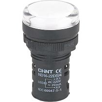 Индикатор ND16-22DS/4 белый АС230В (R) CHINT Индикатор ND16-22DS/4 белый АС230В (R) CHINT