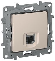 IEKETIKA Розетка компьютерная RJ45 категория 5Е UTP 6711411 песочный IEK