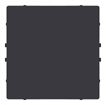 AtlasDesign Карбон Заглушка без суппорта для многопостовых рамок Systeme Electric (Schneider Electric)