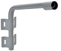 LIGHTING Кронштейн КР-2 D=48мм L=500мм под монтажную ленту 2 хомута серый  IEK