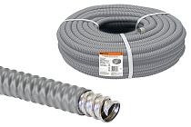 Металлорукав в ПВХ-изоляции РЗ-Ц-П 18 серый без протяжки (50м)  TDM