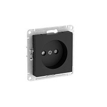 AtlasDesign Карбон Розетка без заземления со шторками, 16А, мех., быстрозажим. клемм