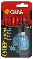 Супер-клей СИЛА SGBL1-3 гель 3 гр BL-1 (12/288/6912)