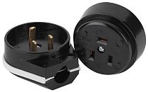 Соединитель электрический Intro 9-802-06  2P+E  (СЭ.РВШ32-001), 32А-250В, открытой установки, карболит (6/36/1080)