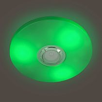 Светильник потолочный с/д  General  GSMCL-Smart83  72w  Simplico Sound  RGB + муз кол 72Вт 3000-6500K 5500Лм 400x60мм с пультом  (800383) (1/10)