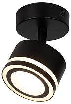 Светильник настенно-потолочный спот ЭРА OL52 BK GX53 IP20 черный